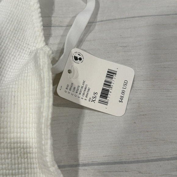 NWT Free People XS body suit white - Picture 3 of 5